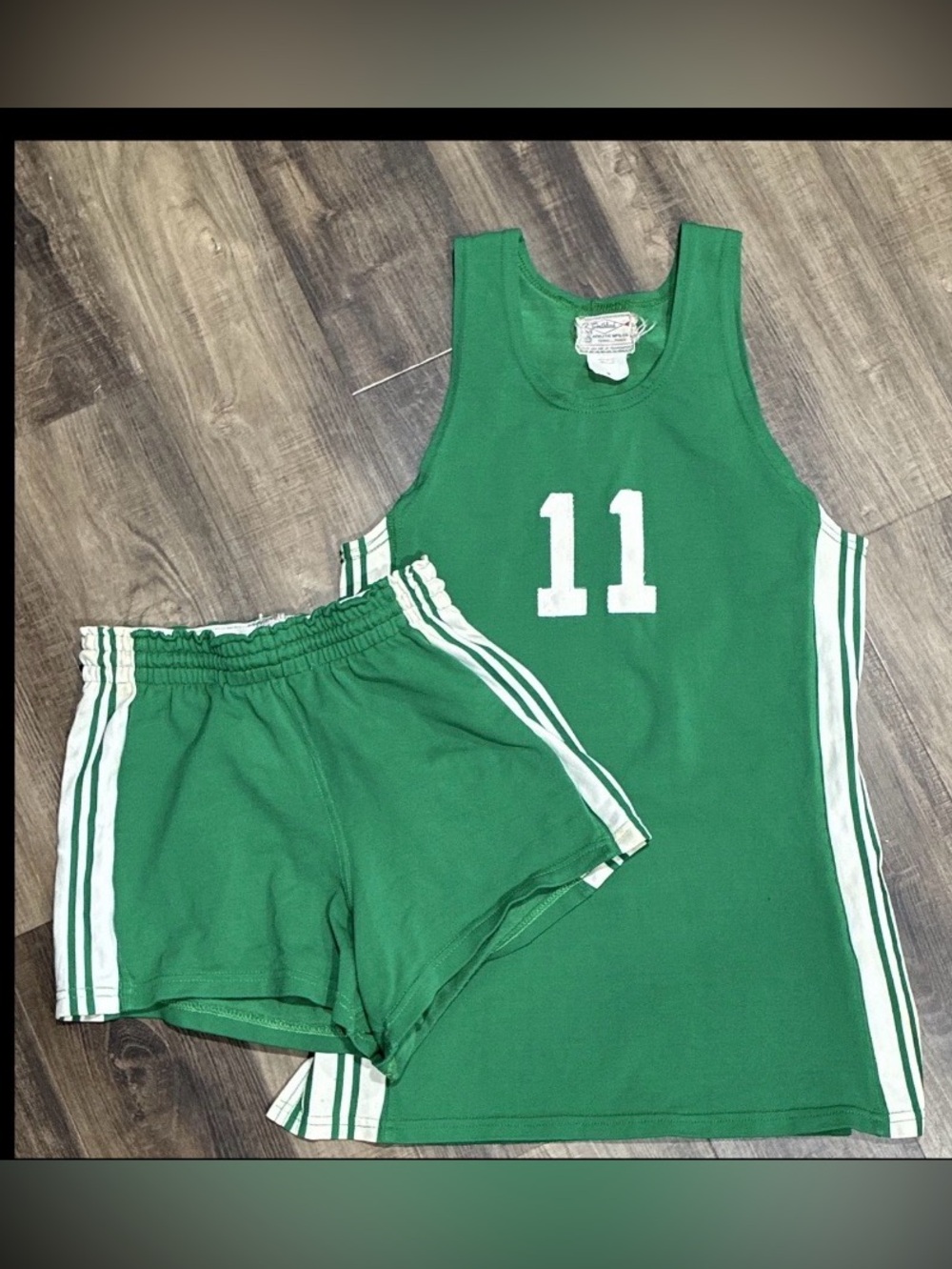 Vintage Southland Athletic Mfg. Co. Green #11 Jersey Mens M